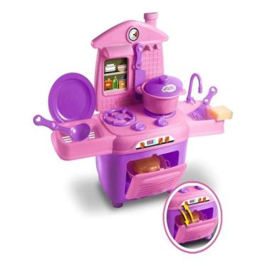 Imagem de Cooktop Cozinha Infantil Completa Com  Acessórios - Zuca Toys