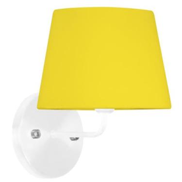 Imagem de Arandela Branca De Cupula Tradicional Amarela - MARRYLUZ