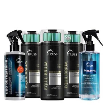 Imagem de Kit Truss Equilibrium Shampoo Condicionador Frizz Zero Uso Obrigatório