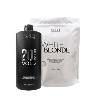 Imagem de Kit K.Pro White Blonde Ox 20Vol. (2 produtos) - K.PRO PROFISSIONAL