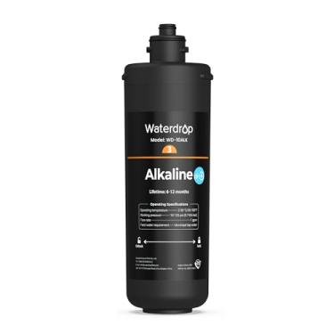 Imagem de Waterdrop WD-10ALK Filtro de água embaixo da pia, substituição para sistema de filtragem de água Waterdrop TSB-ALK 8 camadas alcalinas de alta capacidade sob a pia