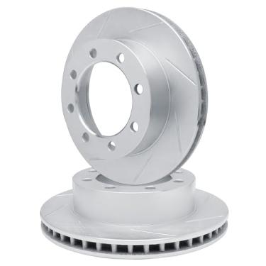 Imagem de R1 Concepts Kit de freios e rotores traseiros | Disco de freio | Rotores de freio | Serve para Dodge Ram 2500, Ram 3500 2000-2002