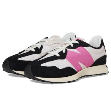 Imagem de New Balance Tênis infantil 237 Bungee, Preto/Rosa Real, 5.5 Big Kid