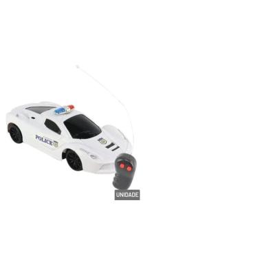 Imagem de Carro Policia Carrinho Controle Remoto Viatura A Pilha Cor