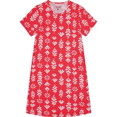 Imagem de Vestido Estampado Meia Malha Manga Curta Malwee Ref. 70891