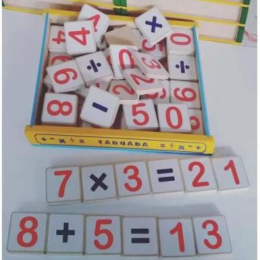 Imagem de Tabuada 60 peças - BRINQUE E LEIA