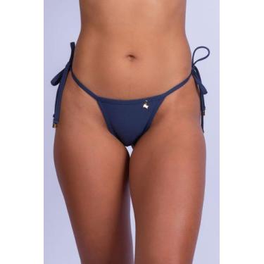 Imagem de Biquini Calcinha Fio Dental String Avulso - Stella Bernardi, Azul mari