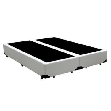 Imagem de Base Cama Box Bipartida Queen RC Sono Leve 38x158x198, Queen, Sintétic