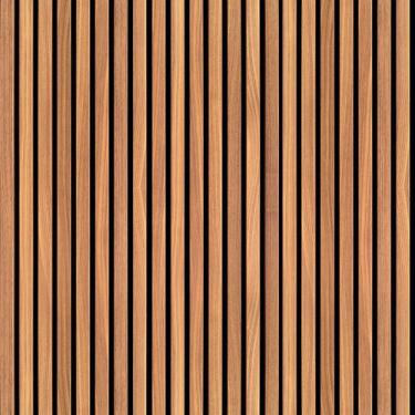 Imagem de Papel de Parede Autoadesivo Vinílico Reforma Ripado Madeira Vertical -