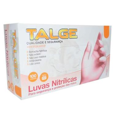 Imagem de Luva nitrílica talge rosa - caixa com 100 unidades  -  ca 29509 - g