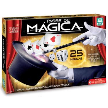 Imagem de Jogo Kit Caixa de Mágicas 25 Truques para Criança Nig Brinquedos