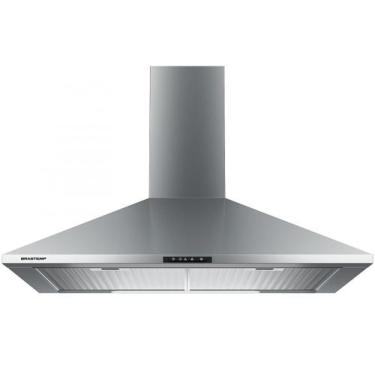 Imagem de Coifa de Parede Brastemp 59,8cm Inox Piramidal - 4 Bocas BAI60BR, Prat