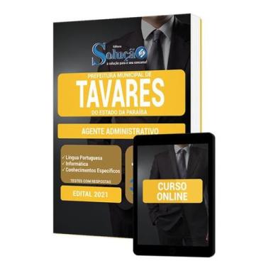 Imagem de Apostila Prefeitura de Tavares - PB - Agente Administrativo - Editora 