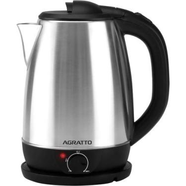 Imagem de Chaleira Elétrica Agratto Aroma 2,2 Litros INOX 127V, 110V