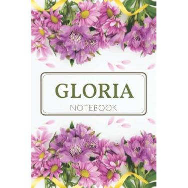 Imagem de Gloria Notebook: Personalized Name Notebook/Journal Gift For Women & Girls | Elegant Customized Gift for girl|Birthday gift for girls Journal | ... | 120 Pages, 6x9, Soft Cover, Matte Finish.