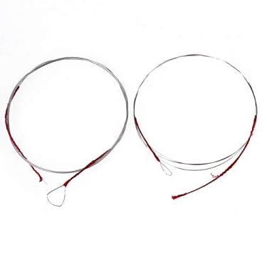 Imagem de Emptty 1 conjunto de cordas internas e externas de metal Erhu cordas de violino chinês erhu cordas internas erhu corda externa, 100 cm acessório de instrumento musical chinês para cordas Erhu de 2
