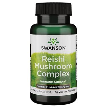 Imagem de Complexo Cogumelo Reishi Swanson 60 Capsulas Importado