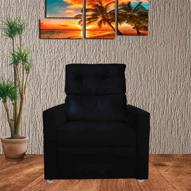 Imagem de Poltrona Reclinavel Do Papai e Mamãe Monica Preto