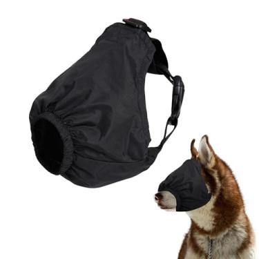 Imagem de Swirge Máscara Calmante para Olhos de Cães, Capa de Olho de Cão com Ansiedade, Focinheira de Nylon para Cuidados Pessoais, Capa de Cabeça de Animal de Estimação para Cães Cortadores de Unhas