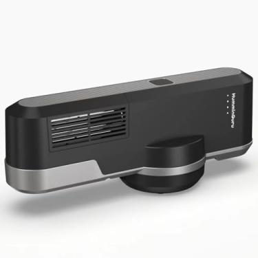 Imagem de HumminGuru Orbit Static Remover para Discos de Vinil, Máquina de Limpeza de Discos de Vinil Remove Carga Estática Uniformemente, Ionizador Rotativo LP 360°,Kit de Limpeza Antiestático para Toca-Discos