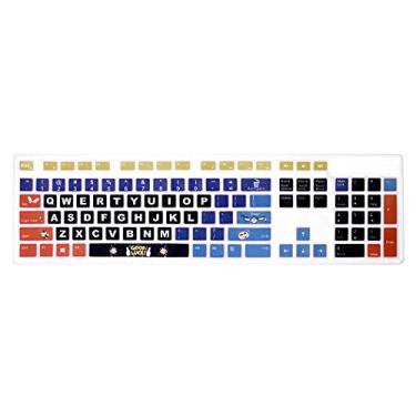 Imagem de MMDW Capa de silicone para teclado Dell KM636 sem fio e teclado com fio KB216, para Dell Optiplex 5250/3050/3240/5460/7450/7050, para Inspiron AIO 3475/3670/3477all-in one desktop, boa sorte