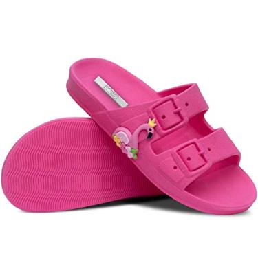 Imagem de Chinelo Infantil Feminino Sandália Papete Moda Slide 12.61 (Rosa, BR, Criança de 4 a 8 anos, Numérico, 30)