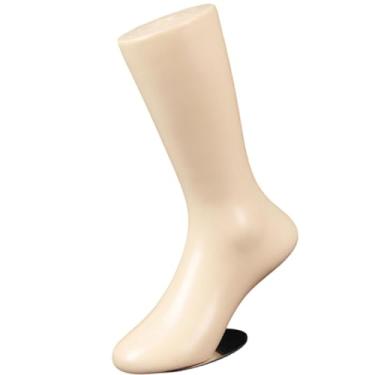 Imagem de Esquirla Suporte de exibição de pé de manequim de meia infantil, suporte de modelo de pé humano, modelo de exibição de meia para lojas, meias, fotografia, Skin H 15cm