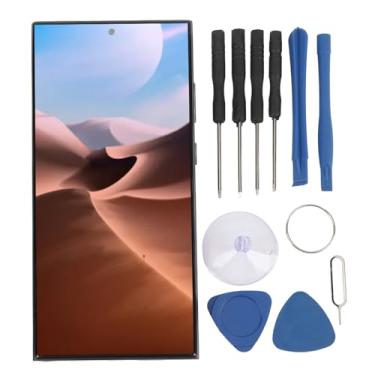 Imagem de Para Substituição de Tela S23 Ultra Com Moldura e Kit de Reparo, Conjunto de Digitalizador de Tela de Toque de Tela de 6,8 Polegadas, Kit de Substituição de Tela de Telefone