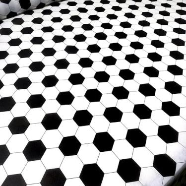 Imagem de TNT Bola Futebol Branco e Preto 4.00m x 1,40m