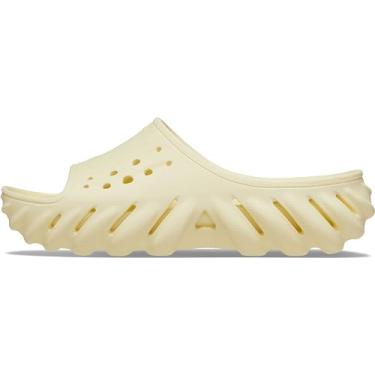 Imagem de Crocs Echo Slide unissex para adultos, Creme de manteiga, 34