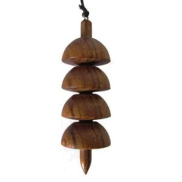 Imagem de Pêndulo Osiris de Madeira Reciclável de Reflorestamento 6 cm - Zots