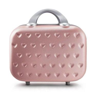 Imagem de Frasqueira de Viagem Maleta Necessaire Rígida ABS Grande de Mão Bordo 