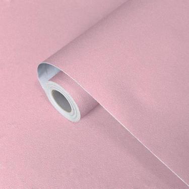Imagem de Papel Adesivo Texturizado Casca Rosa Claro Lavavel Para Decoração de A