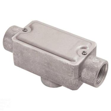 Imagem de Condulete Fixo 3/4" Tipo "tb" - Com Tampa / Rosca Bsp / Sem Pintura Tr
