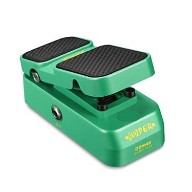 Imagem de Donner Viper 2 em 1 Pedal de Volume e Expressão, Pedal de Guitarra Puro Analógico EXP, Verde