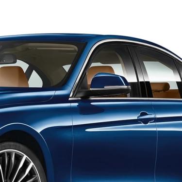 Imagem de Acessórios para montagem de espelho retrovisor lateral de carro compatíveis com BMW Série 3 F30 2011 2012-2018 Espelho lateral automático com aquecimento elétrico dobrável(Blue Left)