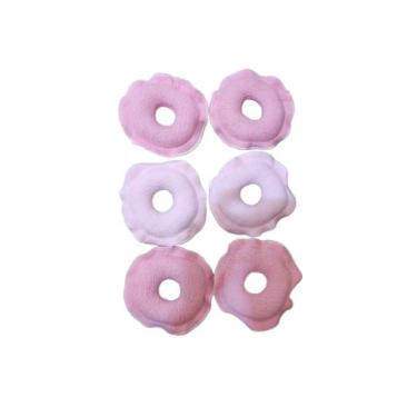 Imagem de Kit 3 pares de rosquinhas de amamentação - proteção seios - tecido abs
