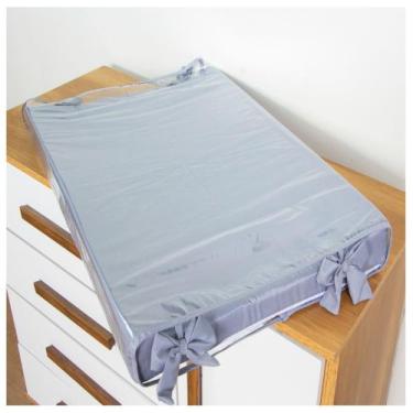 Imagem de Trocador Bebê Anatômico Cômoda Azul Menino Plástico - DW Confecções, C