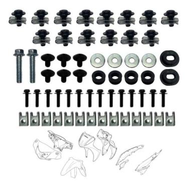 Imagem de Parafusos Carenagem Frontal Lateral Completo Biz 125 05 A 10 - TRILHA,
