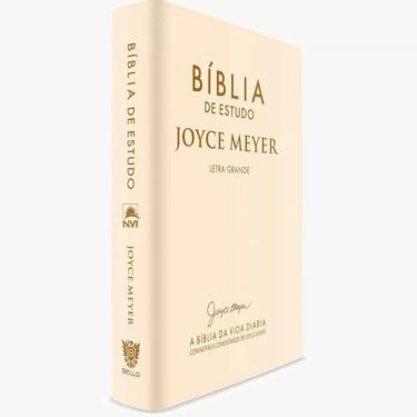 Imagem de Bíblia De Estudo Joyce Meyer: Dourada - Letra Grande