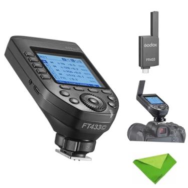 Imagem de Godox ft433 c gatilho para cânone, gatilho flash sem fio ft433-c ttl para canon, sem fio embutido 433MHz, hss 1/8000s para godox ad200proii, ad600proii e ad600bmii flash (bateria não incluída)