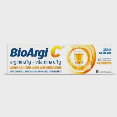 Imagem de Vitamina C com arginina bioargi-c 1G/1G com 16 comprimidos efervescentes