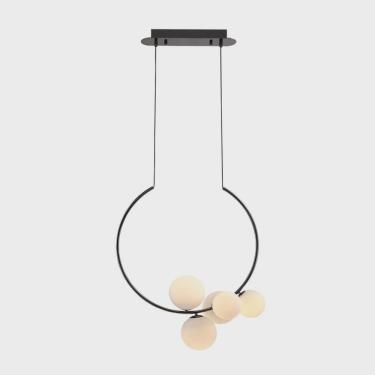 Imagem de Pendente 62x33x66,2cm G9 50w Nero Cromo Bella Iluminação