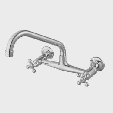 Imagem de Torneira com Misturador de Cozinha de Parede 3001 C 21 ba Supernova Meber Metais Cromado