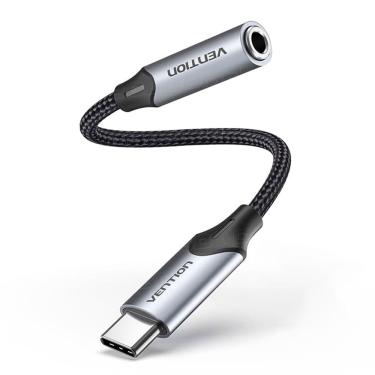 Imagem de Cabo Adaptador Áudio Usb-c To P2 3.5mm p/ Samsung Mi Vention