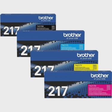 Imagem de Kit 4 Toner Brother TN-217BK TN217 MFC-L3750CDW HLL3210CW DCP-L3551CDW