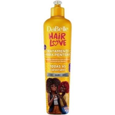 Imagem de Creme de Pentear Restauração 400g DaBelle Hair Love Cabelos Quimicamente Tratados Vegano