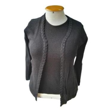 Imagem de Tween-set Feminino 2 Peças Plus Size Tricot Premium Lindo-Feminino