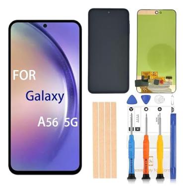 Imagem de Pishzeo Digitalizador LCD Amoled original de 6,7 polegadas para Samsung Galaxy A56 5G SM-A566U1, A566U, SM-A566E/DS, SM-A566B/DS Touch Display, conjunto de digitalizador Full HD (SM-A56 5G sem moldura