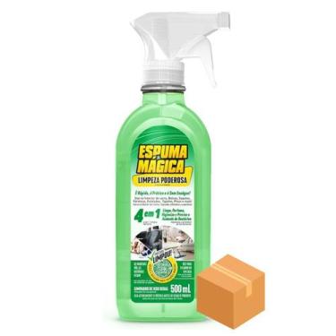 Imagem de Kit Espuma Magica Limpeza Poderosa Proauto com 12uni 500ml